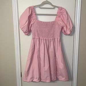 Pink Babydoll Dress